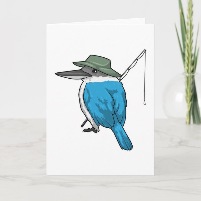 Carte Pêcheur pêche pêche canne à pêche (Devant)
