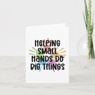 Carte Pediatric OT ergothérapeute OT Dons
