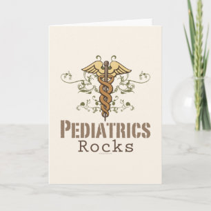 Carte Pediatrics Rock Pediatrician Greeting Card