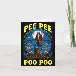 Carte Pee Pee Poo Poo Mème Génération Z Maudit Drôle de