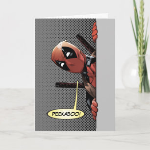 Carte Peekaboo Deadpool