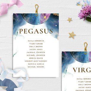 Carte Pegasus Celestial Seating Plan avec nom d'hô