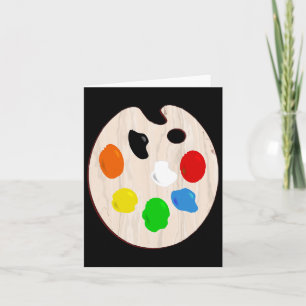 Carte Peintre Artiste Peinture Palette Halloween Costume