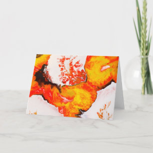 Carte Peinture à l'encre d'argent sauvage et d'alcool or