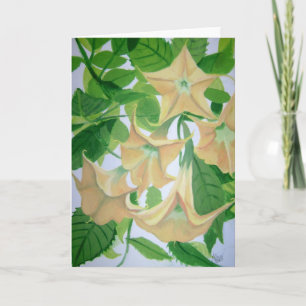 Carte Peinture Brugmansia
