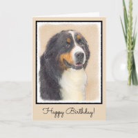 Peinture de chien de montagne bernoise - Art origi