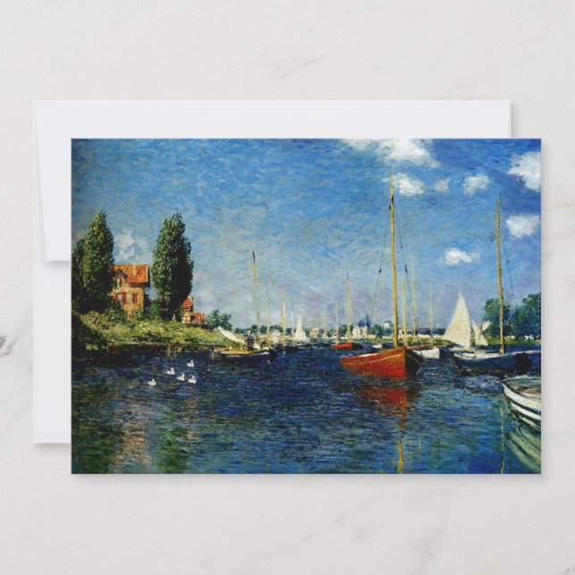 Carte Peinture de Claude Monet, Argenteuil (Devant)