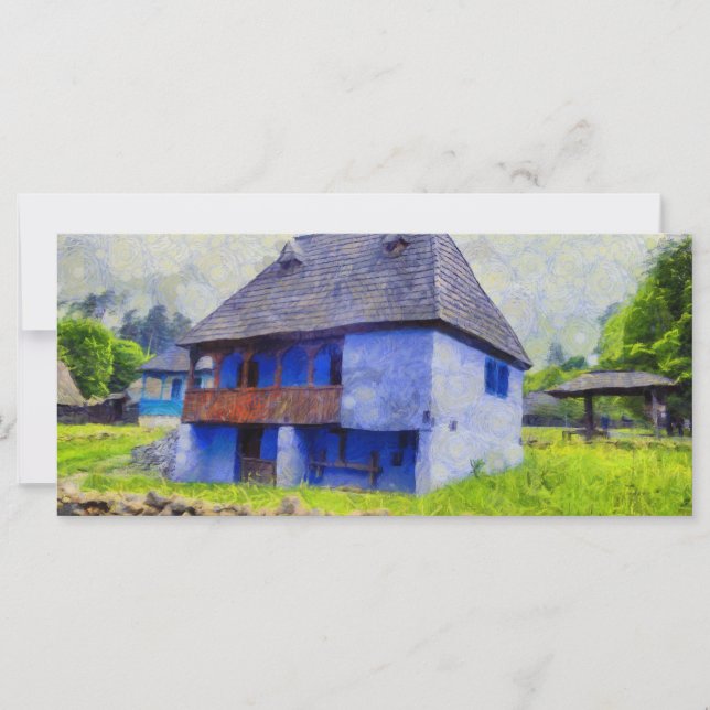 Carte Peinture de la maison bleue (Devant)
