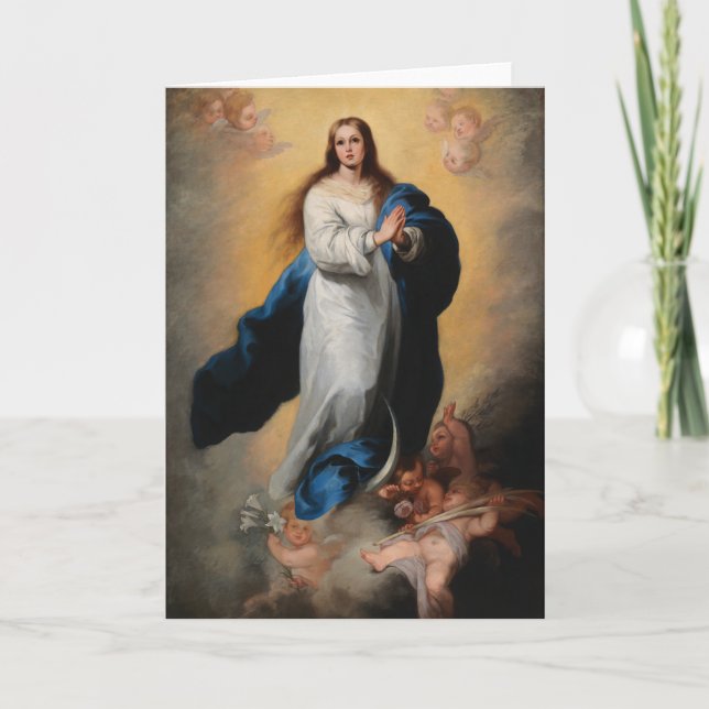 CARTE PEINTURE DE LA RENAISSANCE MADONE AVEC DES A (Devant)