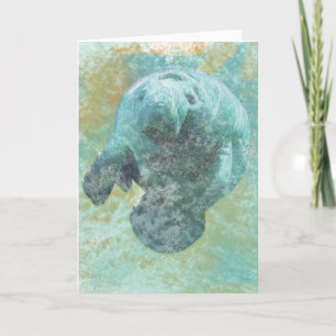 Carte Peinture De Manatee