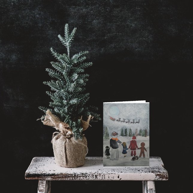 Carte Peinture des amis des fêtes par Alfred Fox (Créateur téléchargé)