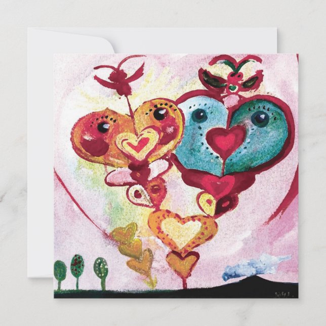 Carte Peinture des coeurs (Devant)
