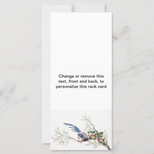 Carte Peinture d'oiseaux chinois