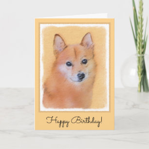 Carte Peinture finlandaise Spitz - Jote Original Chien A