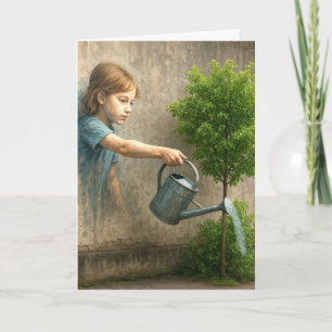 Carte Peinture Graffiti pour filles Penser à vous