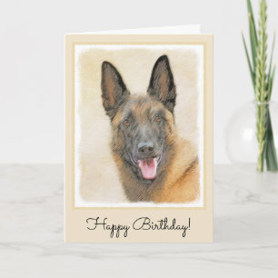 Carte Peinture malinoise belge - Beau art original de ch