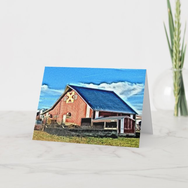 Carte Peinture numérique de la surface de grange (Devant)