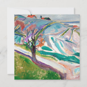 Carte Peinture paysagère Edward Munch