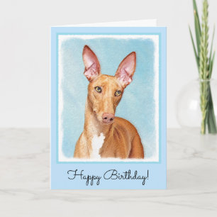 Carte Peinture Pharaon Hound - Cute Original Chien Art
