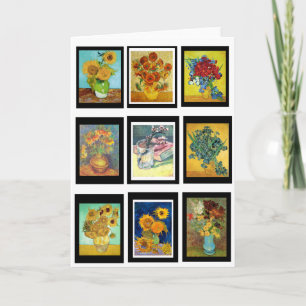 Carte Peintures à fleurs de Van Gogh, Fine Art,