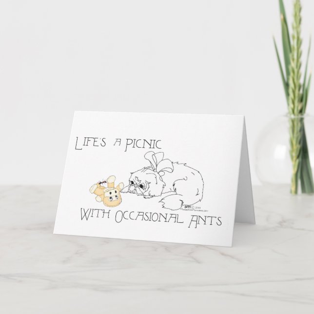 Carte Pekingese Esprit et sagesse (Devant)