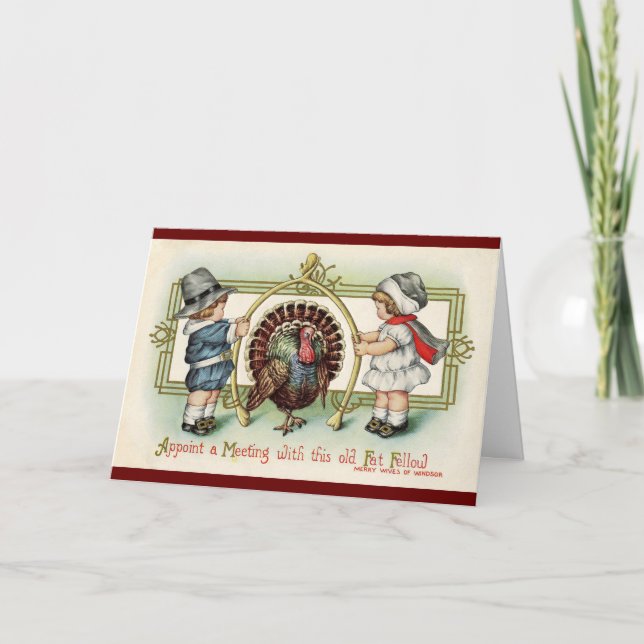 Carte Pèlerin Enfants Et Turquie (Devant)