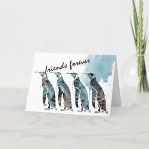 Carte Penguins amis pour toujours