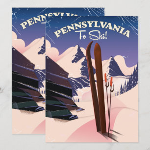 Carte Pennsylvanie Pour Skier
