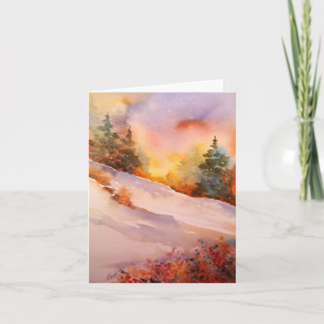 Carte Pennsylvanie Winter Sunrise (Devant)