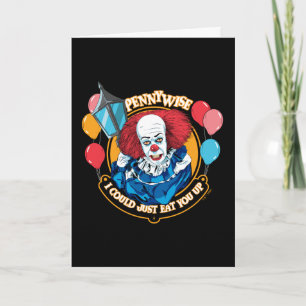 Carte Pennywise Classique - Je pourrais juste te dévorer