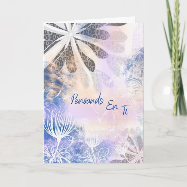 Carte  Pensando en Ti de Beachside Designs (Devant)