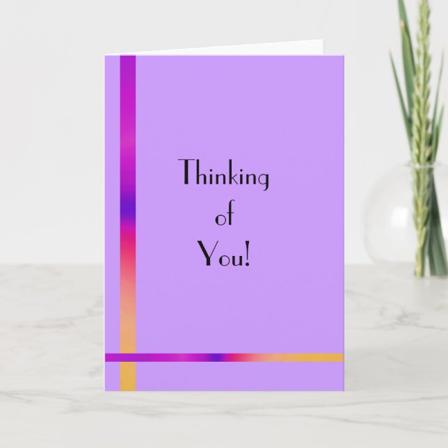 Carte Pensant à vous ! (Devant)