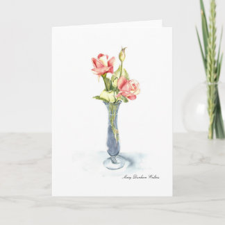 Carte Pensée à vous aquarelle par Mary Dunham Walters