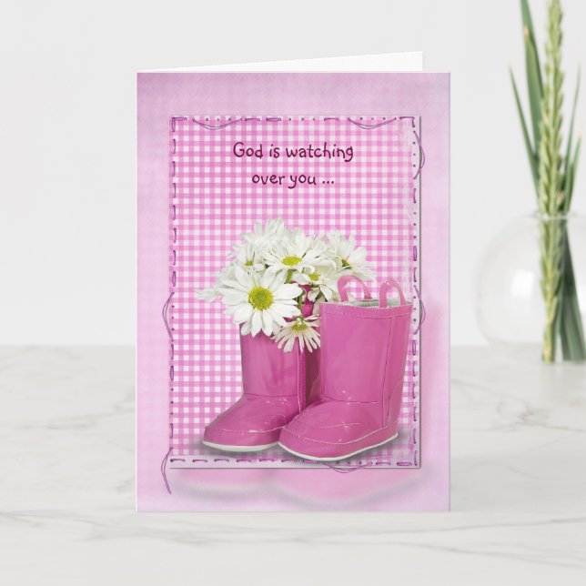Carte Pensée à vous bouquet (Devant)
