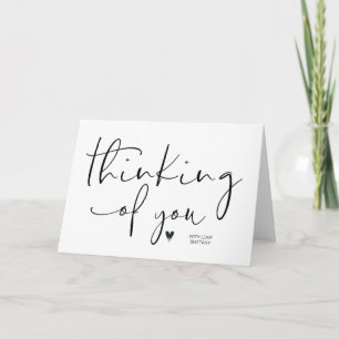 Carte Pensée mignonne de vous Encourager