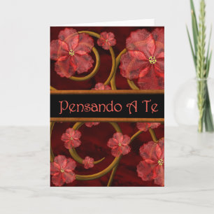 Carte Pensée Romance italienne à vous Pensando un Te