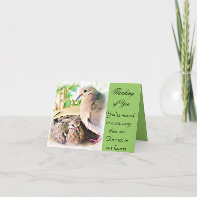 Carte Penser à vous_ (Devant)