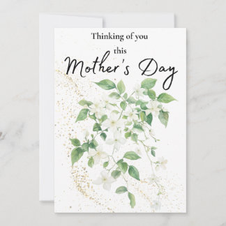 Carte Penser à vous cette fête des mères - Jasmin Floral