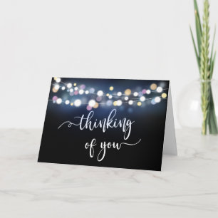 Carte penser à vous condoléances endeuillée perte aimée