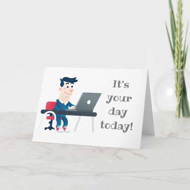 CARTE PENSER À "VOUS" SUR VOTRE **CARTE D'ANNIVERSAIRE** (Devant)