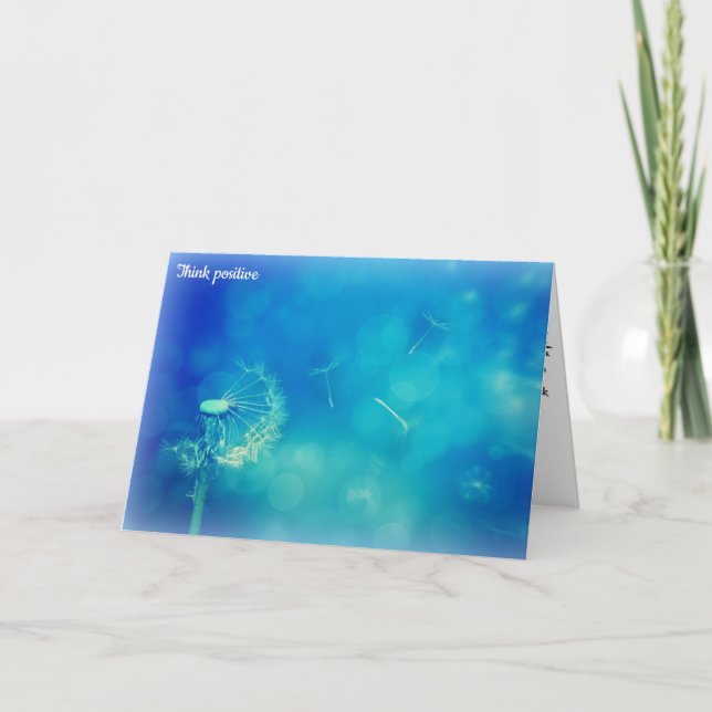 Carte Penser positif (Devant)