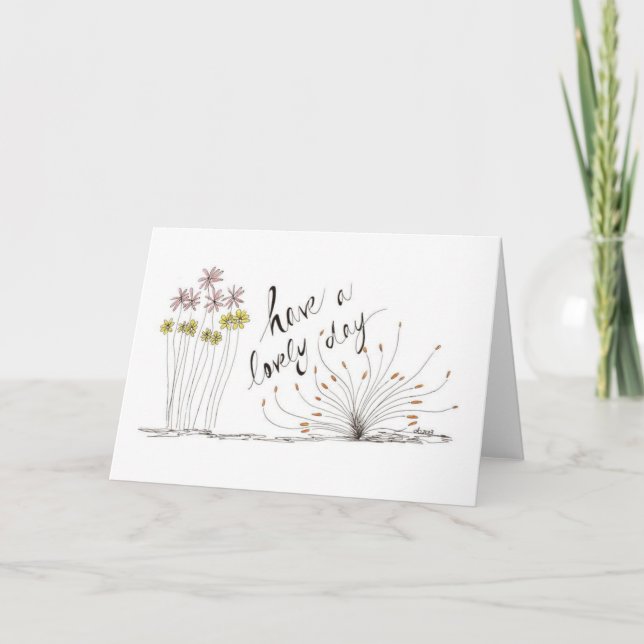 Carte Pensez à vous (Devant)