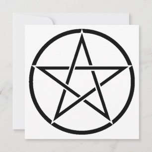 Carte Pentacle Wiccan (Pentagramme)