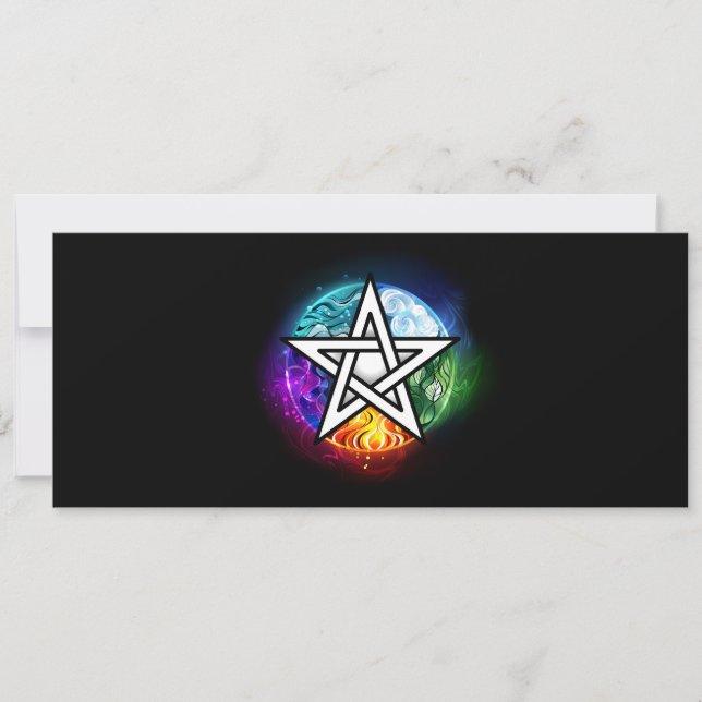 Carte pentagramme du Wiccan (Devant)