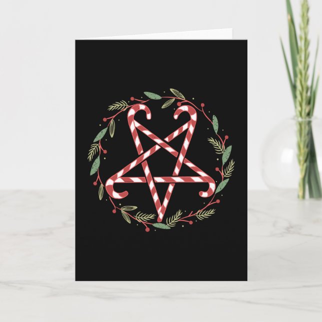 Carte Pentagramme Sucre de canne (Devant)