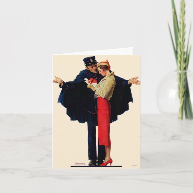 Carte Perdu à Paris (Devant)