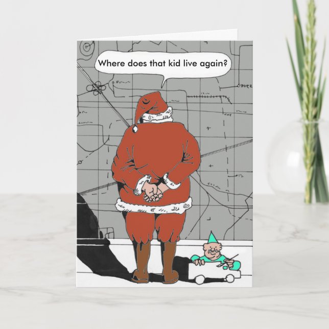 carte perdue de père Noël (Devant)