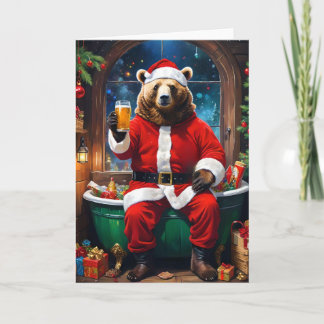Carte père Noël bravo
