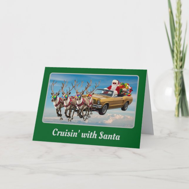Carte Père Noël convertible (Devant)