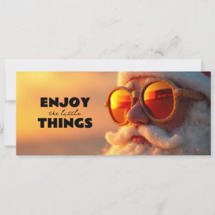 Carte Père noël cool 